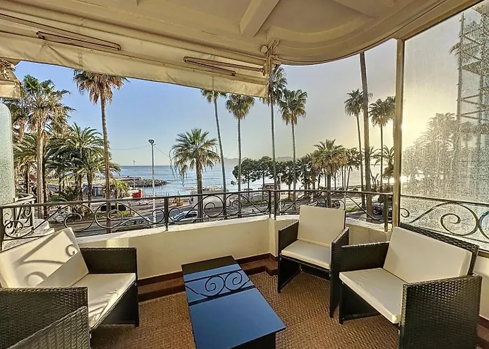 Two En-suite Bedroom On La Croisette - Sea View * كان